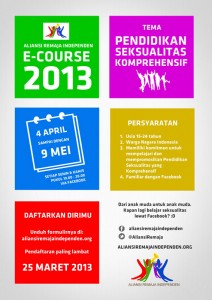 poster-ecourse-aliansi-remaja-independen-2013